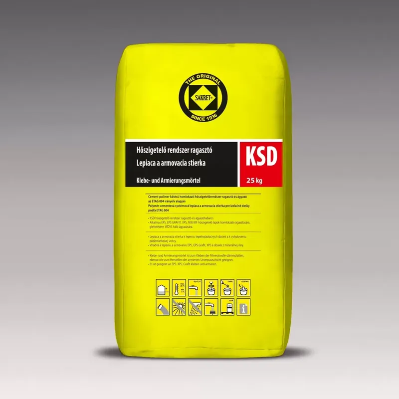 Sakret KSD Hőszigetelő rendszer ragasztó 25kg Népszerű