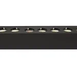 Árengedmény MasterLED LUXO Linea 12-W-os fekete mágneses sínes lámpa 4000K 48V