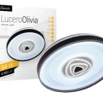 Újdonság Lucero Olivia 84 W-os 50 cm átmérőjű fehér LED távirányítós és mobil applikációval vezérelhető mennyezeti lámpa