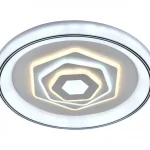 Újdonság Lucero Evelin 110 W-os 50 cm átmérőjű fehér LED távirányítós és mobil applikációval vezérelhető mennyezeti lámpa