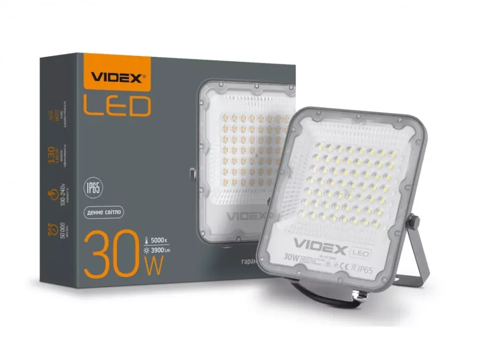 Videx Davis 30 W-os 5000K 3 900lm LED reflektor Rendeld meg most