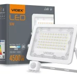 Legkelendőbb Videx Luka 50 W-os mozgásérzékelős natúrfehér LED reflektor