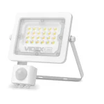Videx Luka 10 W-os mozgásérzékelős natúrfehér LED reflektor Azonnal elérhető