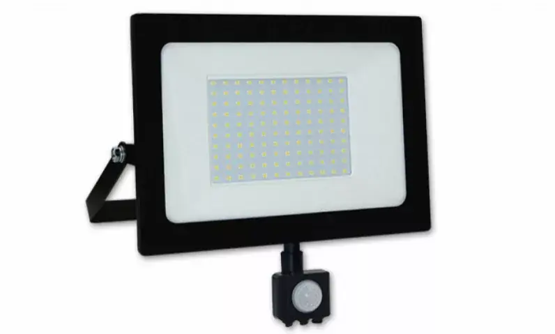 MasterLED Tiga 100 W-os natúrfehér mozgásérzékelős LED reflektor Gyors szállítás