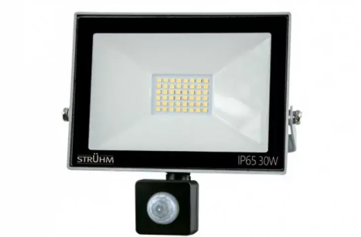 Strühm Kroma 30 W-os mogásérzékelős natúrfehér LED reflektor Azonnal elérhető