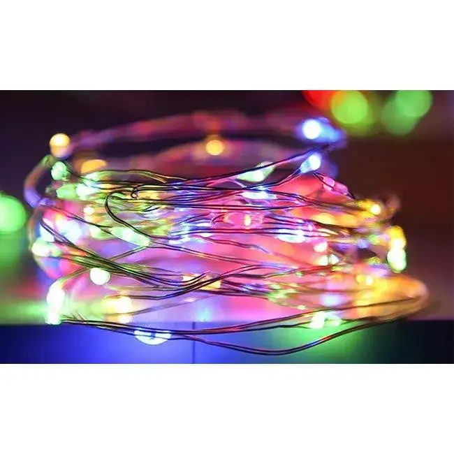 MasterLED 5m-es LED fényfüzér RGB 3xAA Legkelendőbb