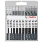 Gyors kiszállítás BOSCH 2607010629 DEKOPÍR FŰRÉSZLAP KÉSZLET 10DB-os FÁHOZ X-PRO