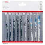 BOSCH 2607011170 DEKOPÍR FŰRÉSZLAP KÉSZLET 10DB-OS Gyors szállítás