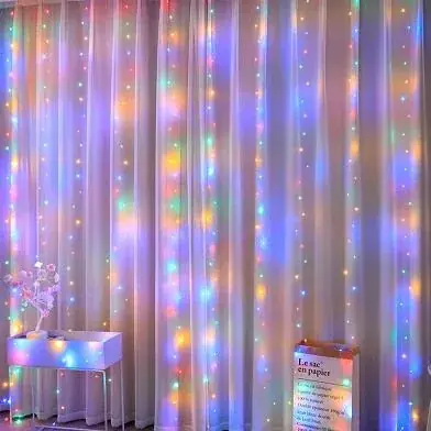 Ajánlat MasterLED 3x3m-es LED függöny RGB USB csatlakozóval és távirányítóval