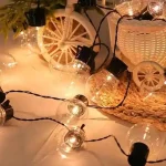 MasterLED Napelemes kerek alakú 20 LED-es 4 85 m hosszúságú girland Legkelendőbb