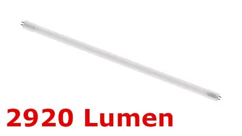 Szezonális akció Strühm T8 LED PRO 120 cm-es natúr fehér üveg fénycső 20 W-os
