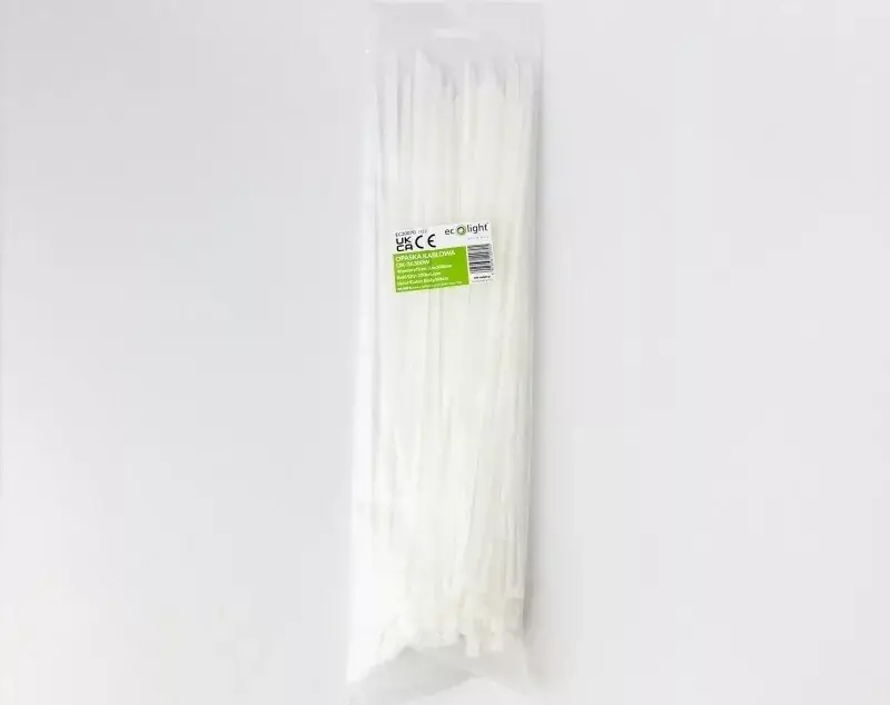 EcoLight Kábelkötegelő OK-36300W 3 6x300 mm fehér 100 db-os kiszerelés Korlátozott ajánlat