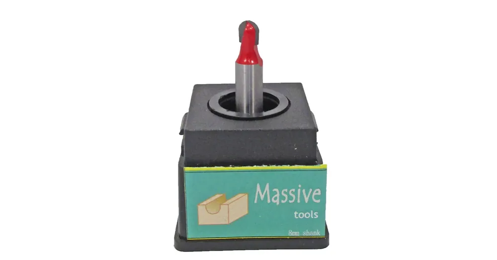 Utolsó esély FELSŐMARÓ FÉLKÖR D3,2*6,4 D08mm SZÁR HSS FAIPARI MASSIVETOOLS 060633