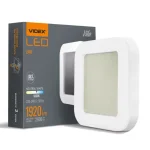 Kihagyhatatlan ajánlat Videx Vika 24 W-os 320x320mm négyzet alakú fehér mennyezeti lámpa IP65-ös védettségű
