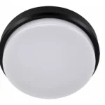 Kedvezmény Strühm Aron 18 W-os ø210 mm kerek natúr fehér fekete mennyezeti lámpa IP65-ös védettségű