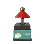 Végkiárusítás FELSŐMARÓ 45FOK D38,1*18,5mm D08mm SZÁR HSS FAIPARI KÉTÉLŰ MASSIVETOOLS 513813