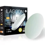 Gyors szállítás Lagoon 48 W-os ø450 mm kerek natúr fehér mennyezeti lámpa IP44-es védettségű