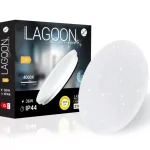 Lagoon Skinande 36 W-os ø350 mm kerek natúr fehér mennyezeti lámpa IP44-es védettségű Vásárlói kedvenc