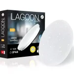 Lagoon Skinande 16 W-os ø230 mm kerek natúr fehér mennyezeti lámpa IP44-es védettségű Vedd meg most