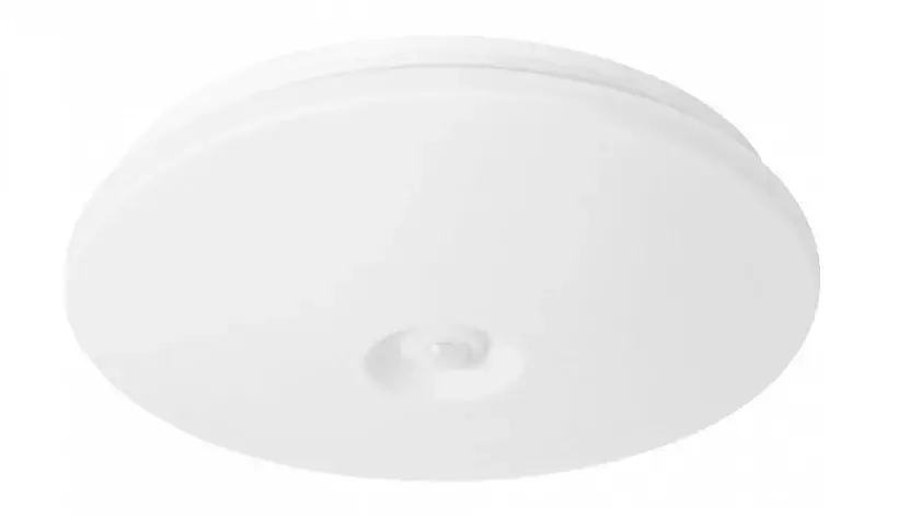 EcoLight LED 18 W-os ø330 mm beépített mozgásérzékelős kerek fehér mennyezeti lámpa IP44-es védettségű Árcsökkenés