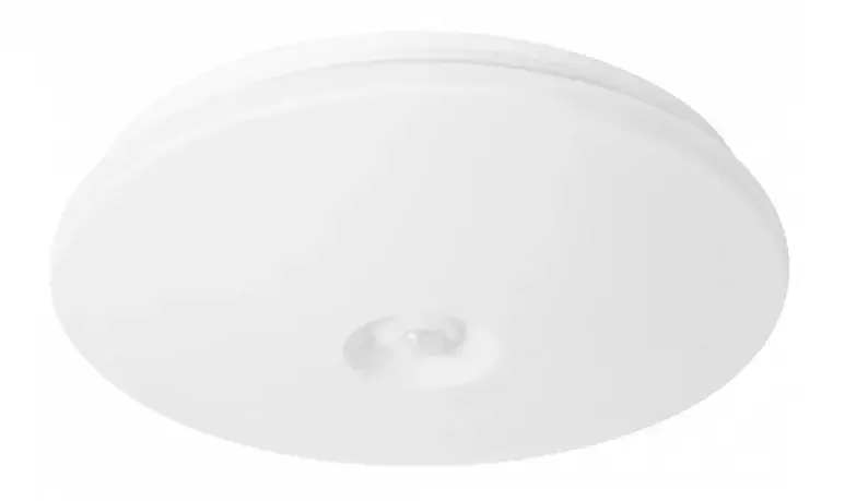 Újdonság EcoLight LED 12 W-os ø260 mm beépített mozgásérzékelős kerek fehér mennyezeti lámpa IP44-es védettségű