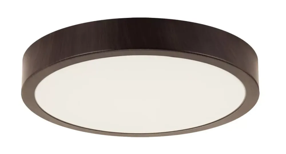 Strühm ATUT kör alakú 18W-os LED lámpa wenge 280x280 mm IP44-es védettségű Expressz szállítás