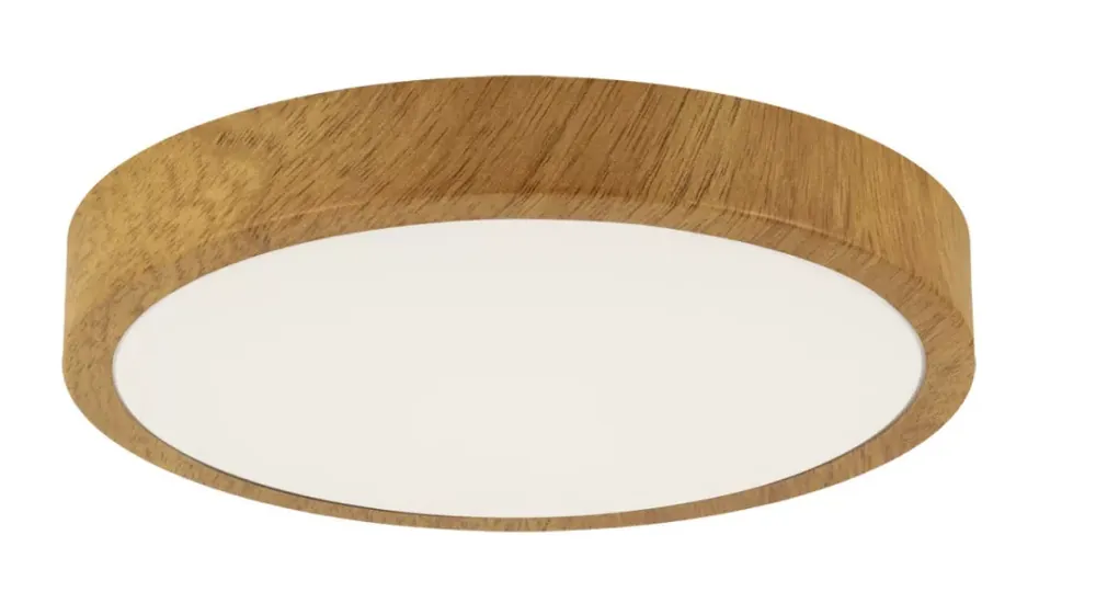 Strühm ATUT kör alakú 18W-os LED lámpa tölgy 280x280 mm IP44-es védettségű Szuper akció