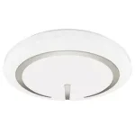 Szuper akció Strühm Falon 48 W-os ø485 mm kerek natúr fehér mennyezeti lámpa IP44-es védettségű