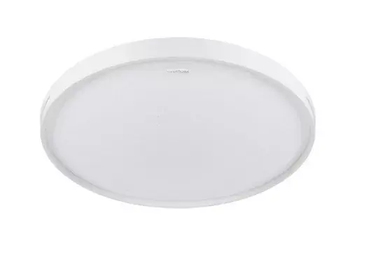 Strühm Fabio 24 W-os ø390 mm kerek natúr fehér mennyezeti lámpa IP44-es védettségű Csak ma