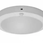 Árengedmény Strühm Lopez 18 W-os ø240 mm kerek natúr fehér mozgásérzékelős mennyezeti lámpa IP42-es védettségű
