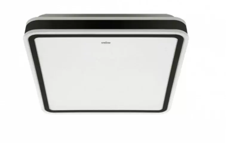 Strühm Aurelia 24 W-os 330x330 mm négyzet alakú natúr fehér mennyezeti lámpa IP44-es védettségű Kedvezményes ár