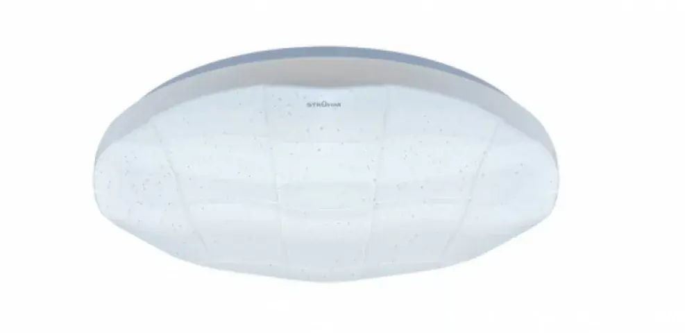 Végkiárusítás Strühm Sparta LED 24W-os ø370 mm kerek natúr fehér mennyezeti lámpa IP44-es védettségű