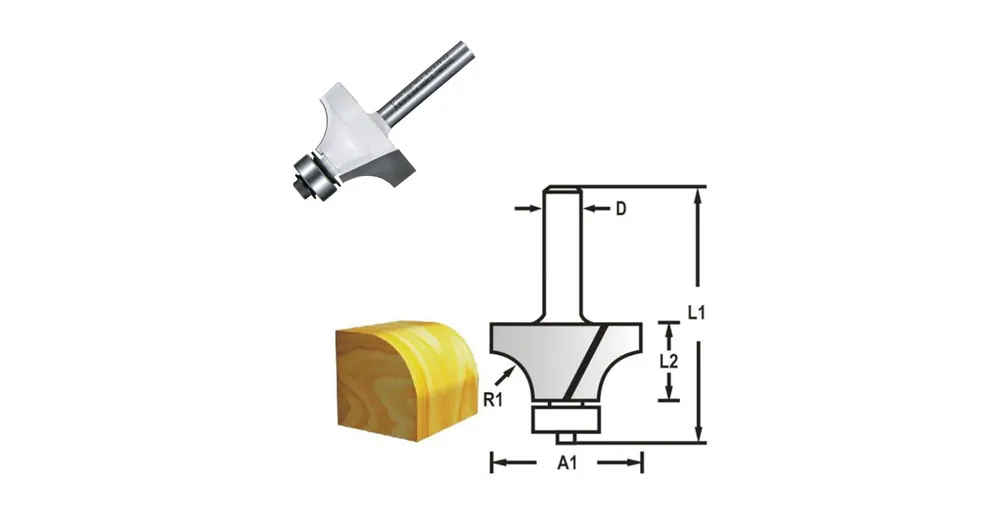 MAKITA D-48468 FELSŐMARÓ LEKEREKÍTŐ D22,2 R4,8mm 6SZÁR CSAPÁGYAS Kedvezményes ár