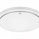Gyors kiszállítás Strühm Sola Slim 14 W-os ø260 mm kerek natúr fehér mennyezeti lámpa IP44-es védettségű