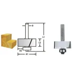 Gyors szállítás MAKITA D-48739 FELSŐMARÓ FALC D31,8 8SZÁR CSAPÁGYAS