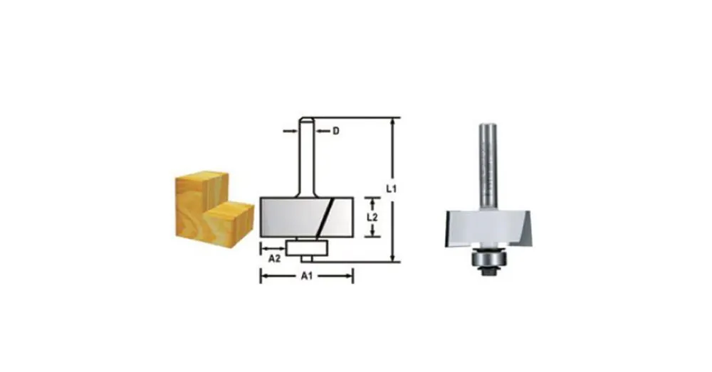 Gyors szállítás MAKITA D-48739 FELSŐMARÓ FALC D31,8 8SZÁR CSAPÁGYAS