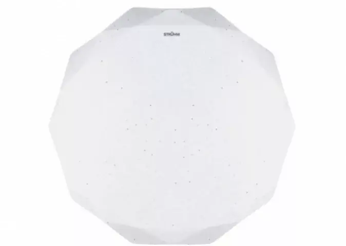 Strühm Diana 16 W-os ø350 mm sokszög alakú natúr fehér mennyezeti lámpa IP44-es védettségű Gyors kiszállítás