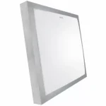 Népszerű Strühm Alex 24 W-os 350x350 mm négyzet alakú natúr fehér mennyezeti lámpa IP44-es védettségű