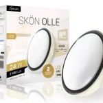 Skön Olle 24 W-os ø400 mm kerek natúr fehér fehér-szürke színű mennyezeti lámpa IP20-as védettségű Nézd meg most