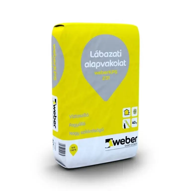 Weber weberKPS 231 lábazati alapvakolat Újdonság