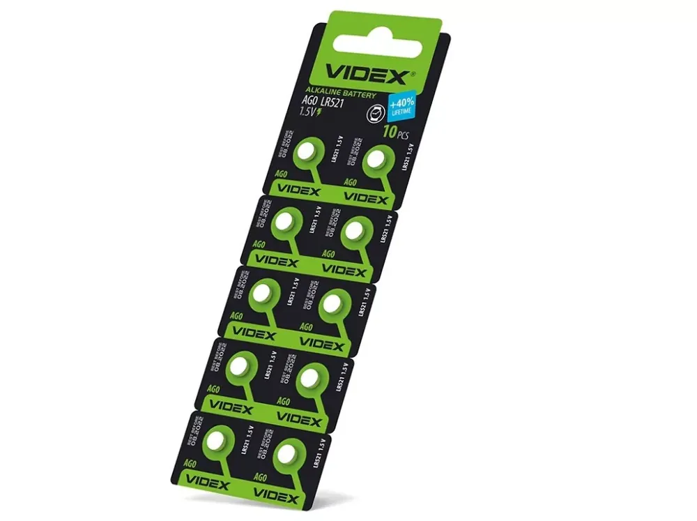 Vedd meg online Videx AG0/LR521 10mAh alkáli gombelem (darabár min. rendelhető mennyiség 10 db)