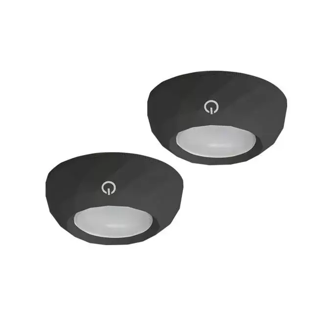 Végkiárusítás MasterLED fekete színű szekrény alatti LED lámpa 2x2LED 4000K