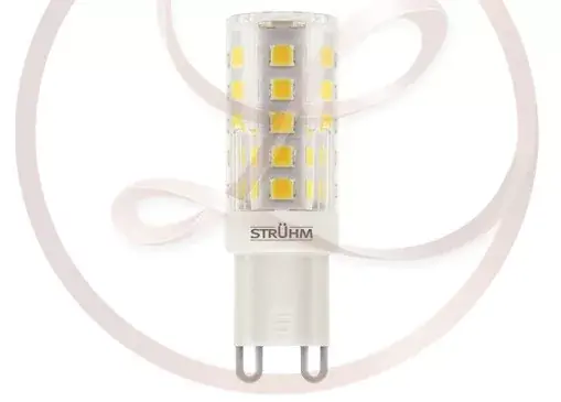Azonnali szállítás Strühm Bob G9 foglalatú 4 W-os SMD LED izzó hideg fehér