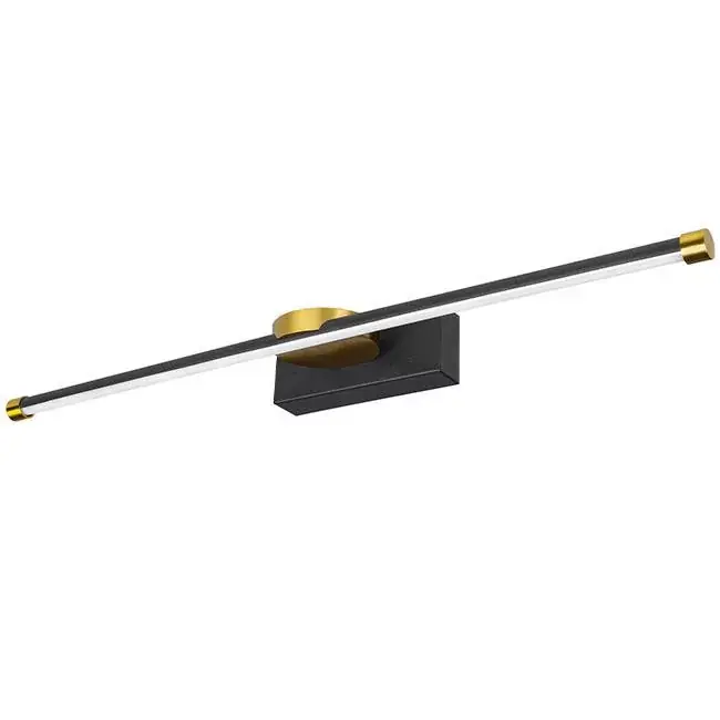 MasterLED Santo 12W 4000K 60 cm-es fekete/arany tükör feletti lámpa IP44-es védettségű Vedd meg online