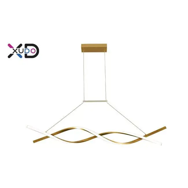 Kedvezményes ár MasterLED XD XUDO 37W-os 120 cm-es arany színű függesztett mennyezeti lámpa