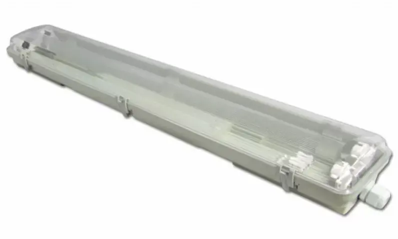 MasterLED 60 cm-es üres armatúra 2x18 W-os víztiszta fedéllel Azonnali szállítás