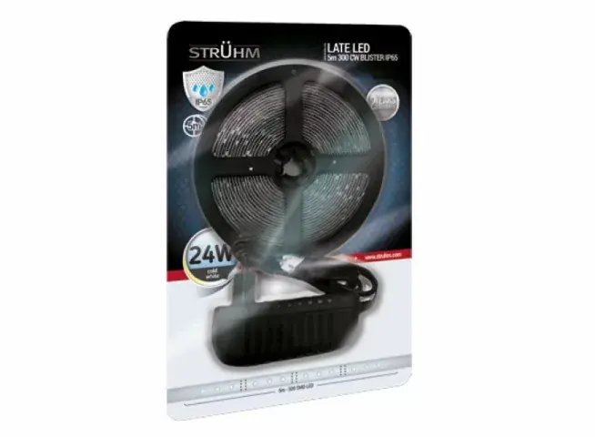 Vedd meg online Strühm Late Led vízálló hideg fehér 60 Led/méteres led szalag szett/5 méter