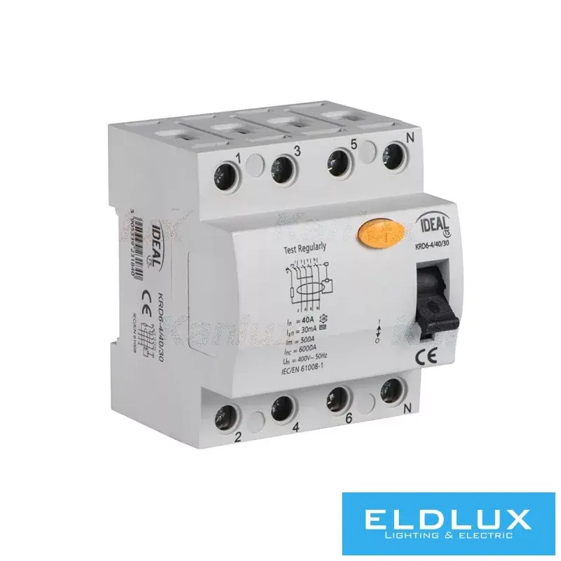 Outlet KANLUX KRD6-4/40/30 fírelé