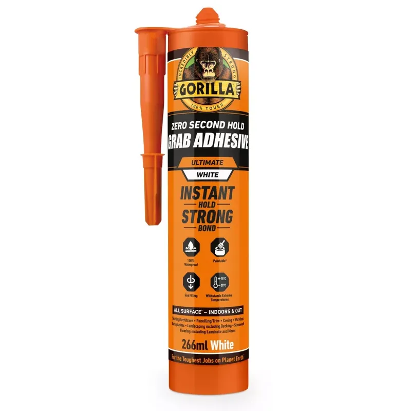 Vásárlói kedvenc Gorilla GRAB ULTIMATE Extrém Erős Építési Ragasztó 266ml