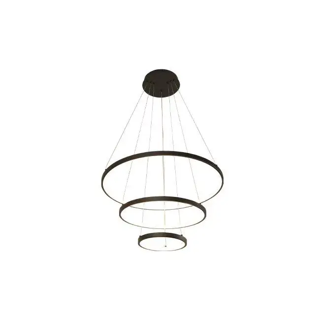 MasterLED Coma LED csillár 20/40/60cm 77W fekete Népszerű